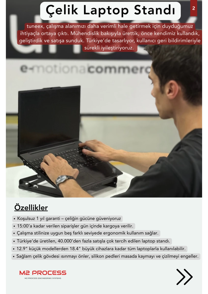 Çelik Laptop Standı Notebook Macbook Yükseltici Tüm Modellerle Uyumlu Altlık 5 Açılı Ayarlanabilir